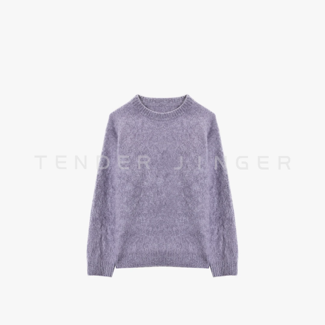 Tender Jinger｜线下专供 羊绒羊毛桑蚕丝拉毛针织衫T54MII50638