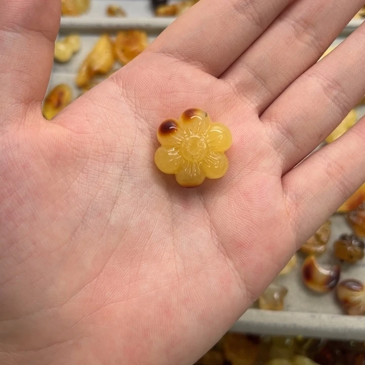 未镶嵌蜜蜡裸石?****a天然琥珀蜜蜡配件