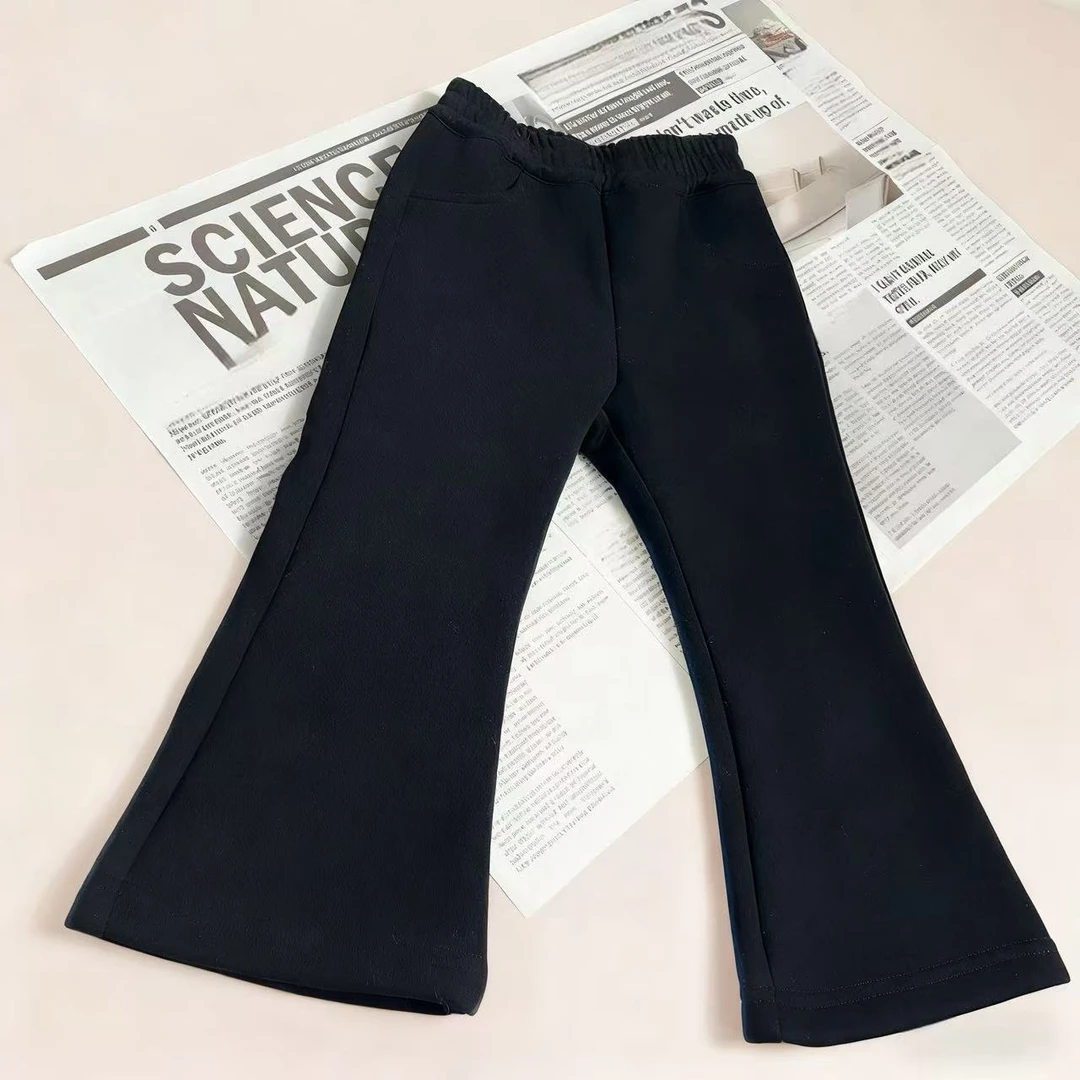 H25270新款冬季女童加厚时髦打底裤2025