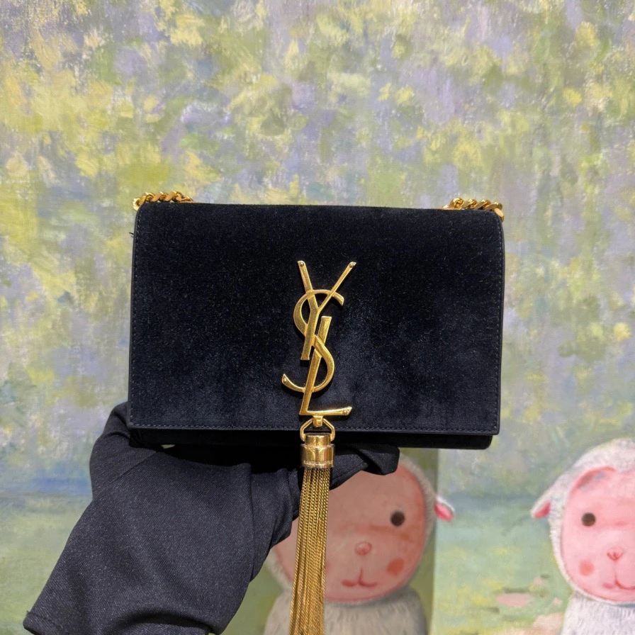 95新 YSL/圣罗兰 15189803/KIKIFIFI/流苏kate包