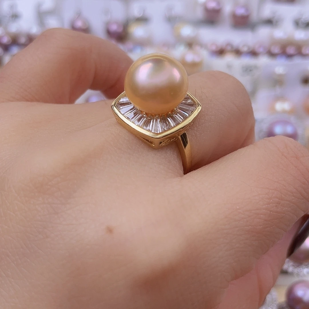 戒指未镶嵌淡水珍珠