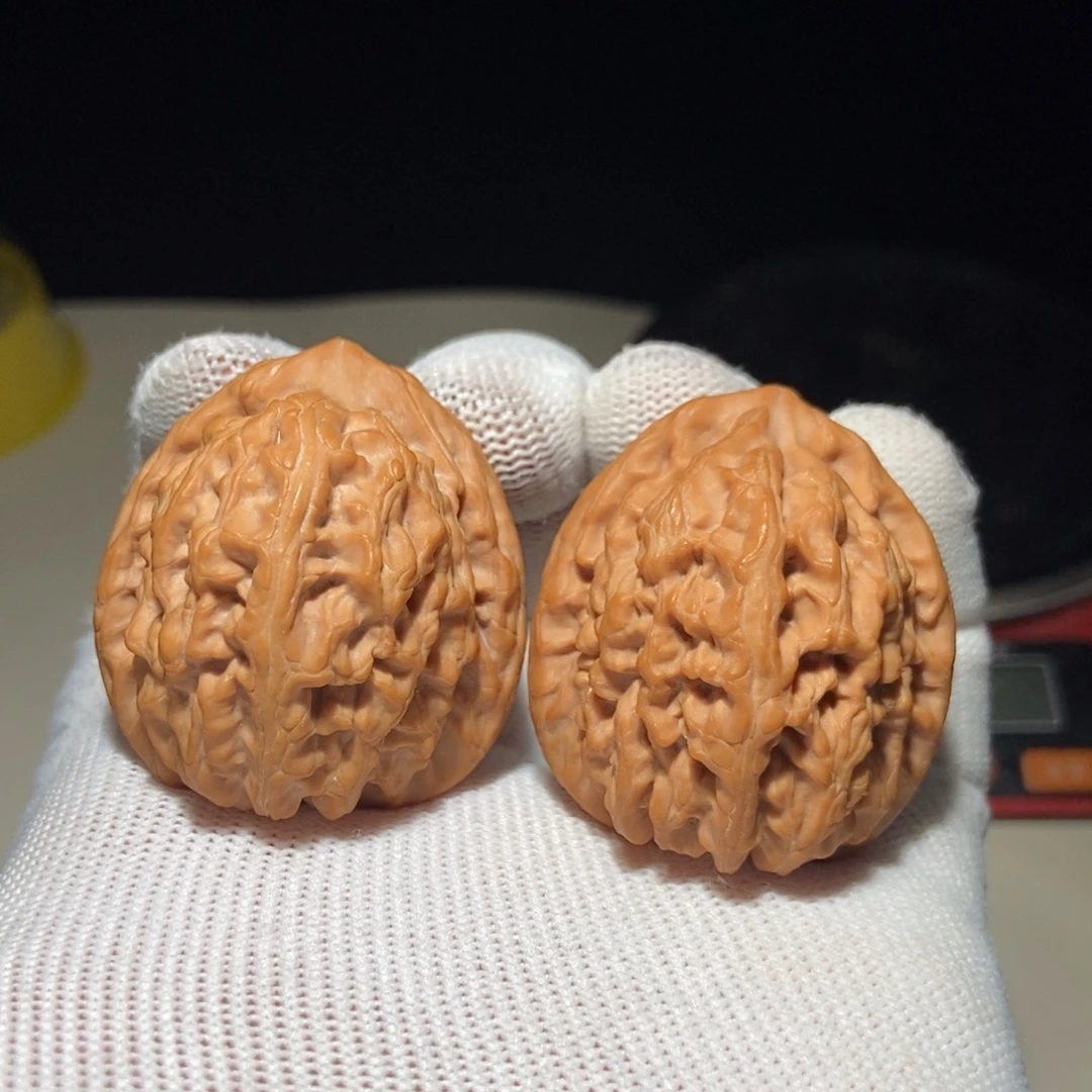 吊坠文玩核桃红锦鲤