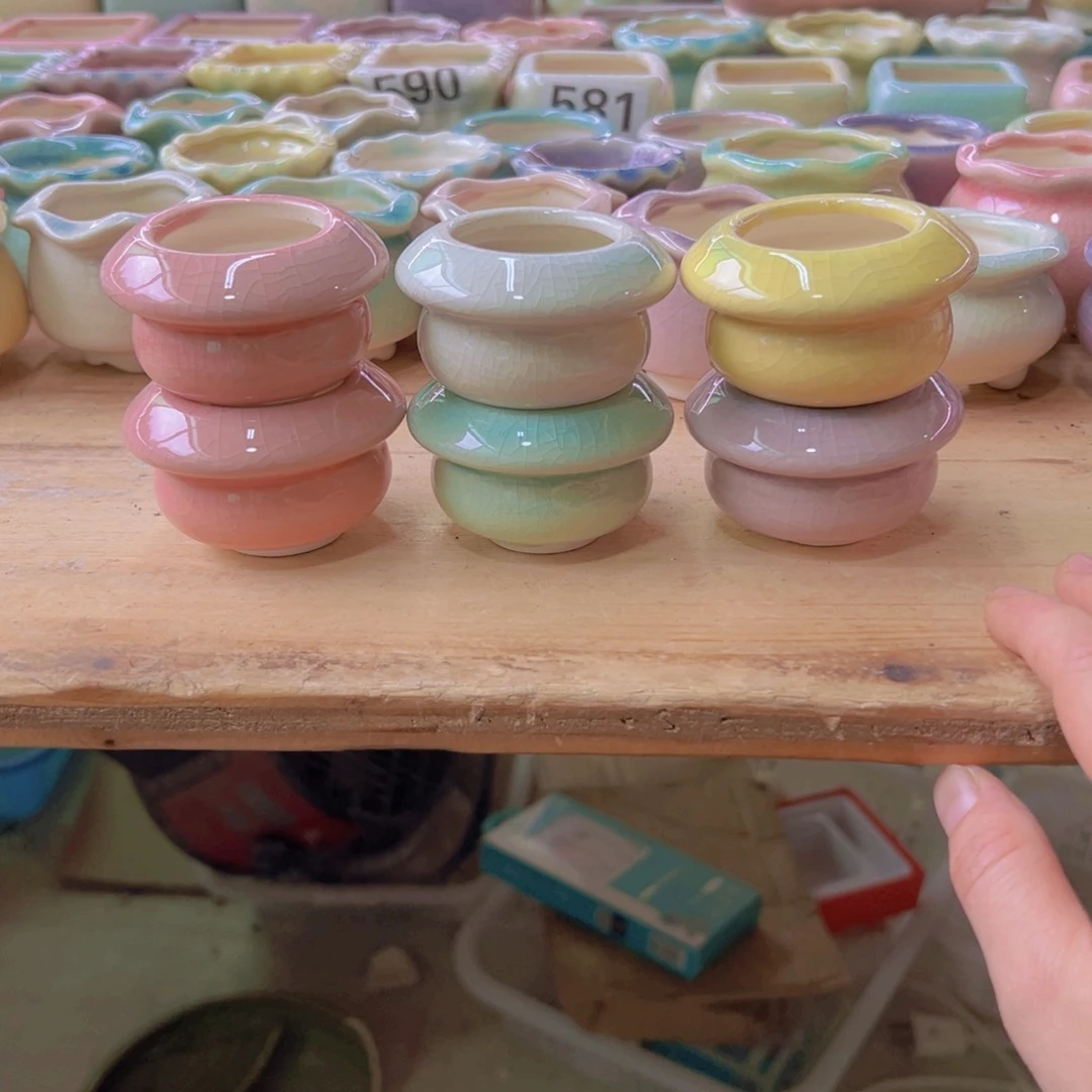 陶瓷花盆当场凑满12包邮