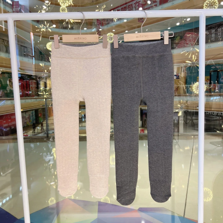 皇室童缘2024冬季女童休闲连袜加厚绒打底裤袜16852216205&07