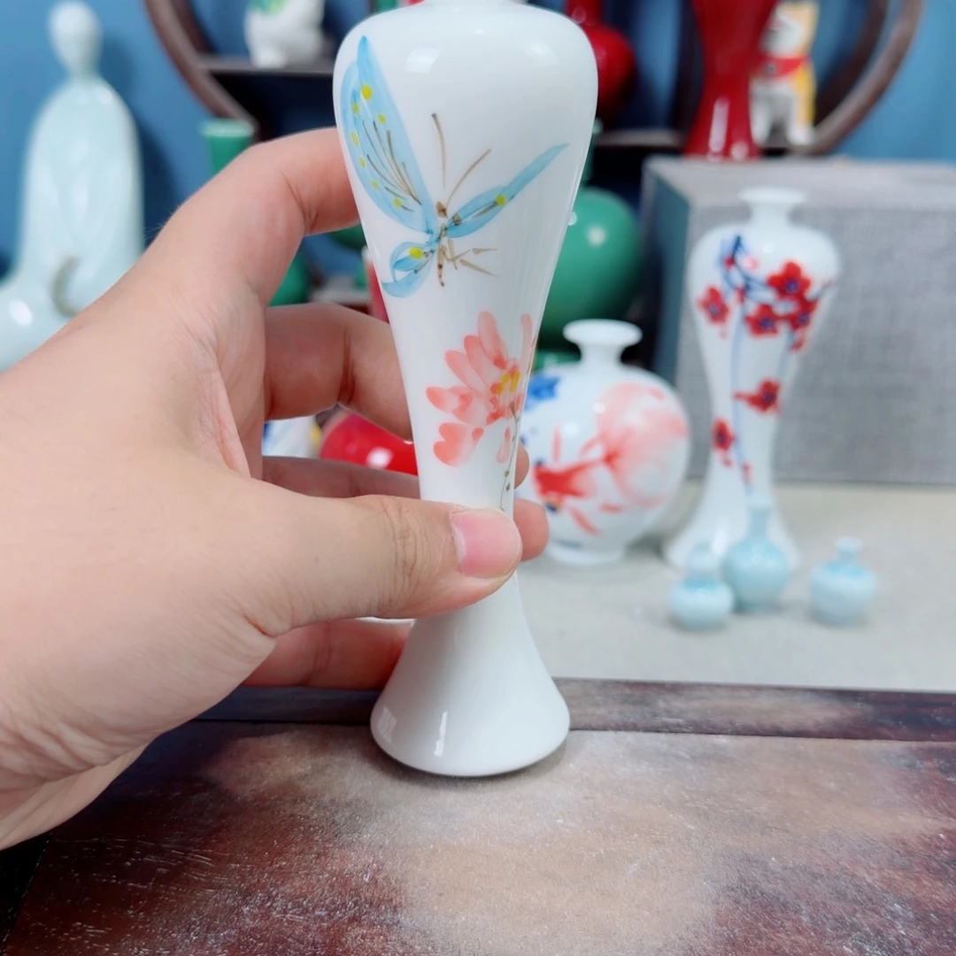 陶瓷手工小花器摆件