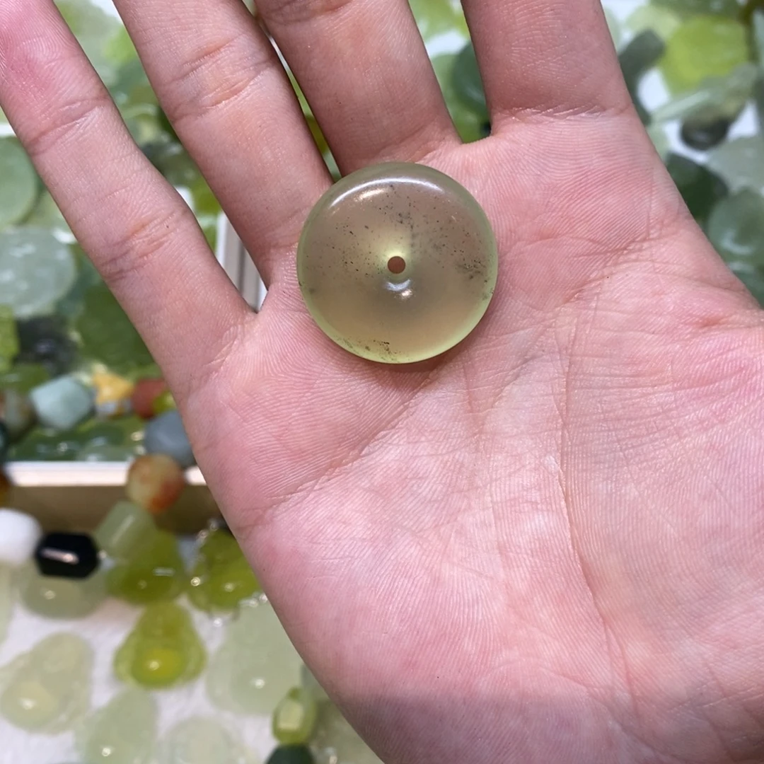 岫玉未镶嵌吊坠(不含链)两单包邮