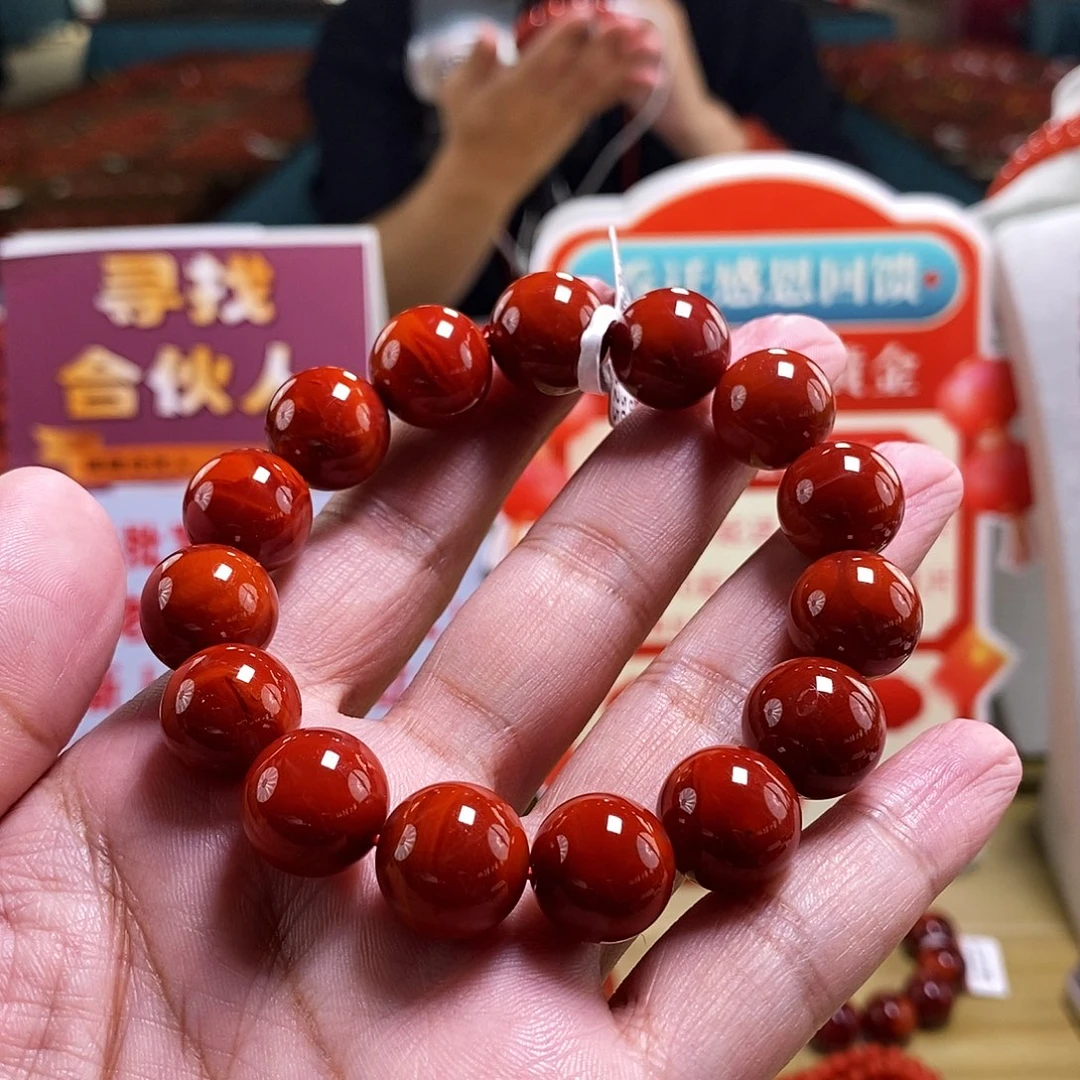未镶嵌14mm（多样性发一）典藏南红玛瑙