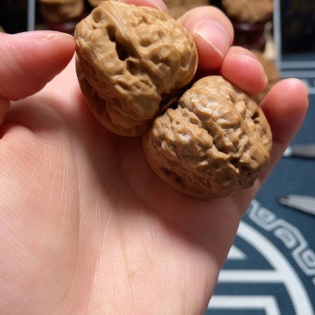 鲲***游把件文玩核桃蛤蟆
