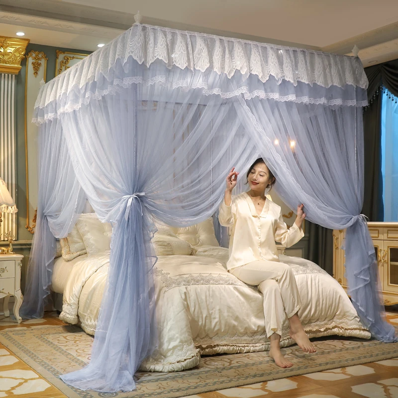 【宠粉款】三开门宫廷落地蚊帐1.8米×2米蚊帐源头工厂 蚊帐专场家用