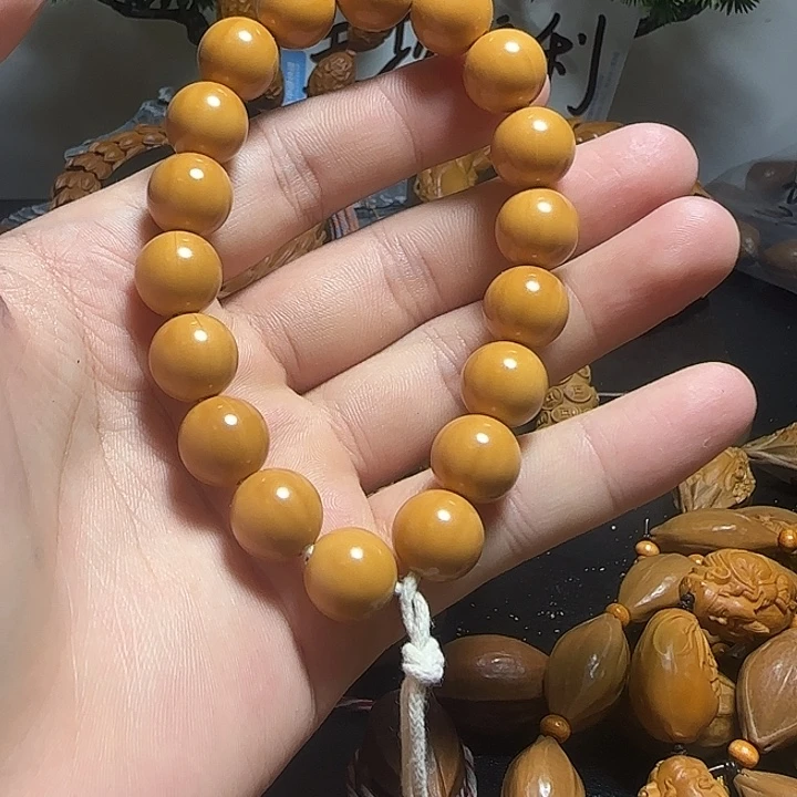 手串/手链橄榄核猴头光珠