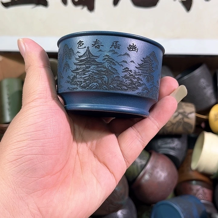 茶杯紫砂全手工紫砂主人杯