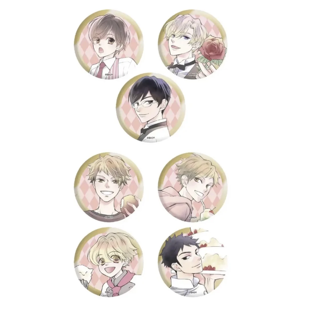 樱兰高校 男公关部 场贩吧唧徽章（默认代拆）