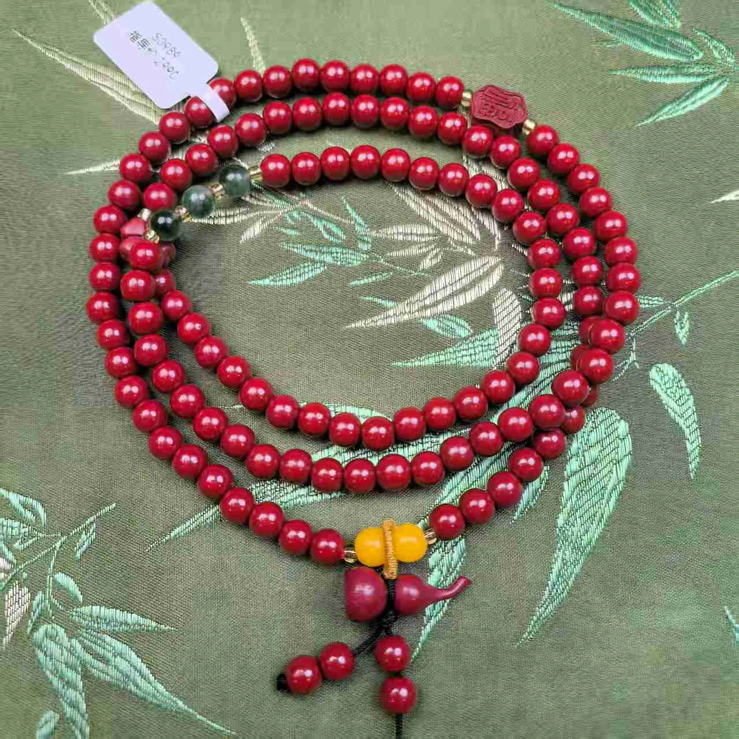 含辰砂工艺品含辰砂工艺品S0989-朱砂葫芦护身符精美礼物
