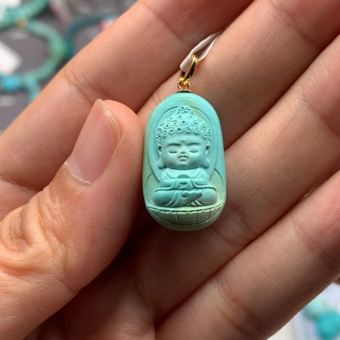 未镶嵌绿松石绿松石
