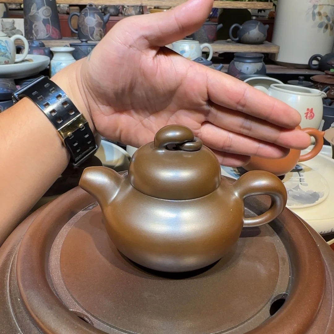 陶瓷建水紫陶壶1234