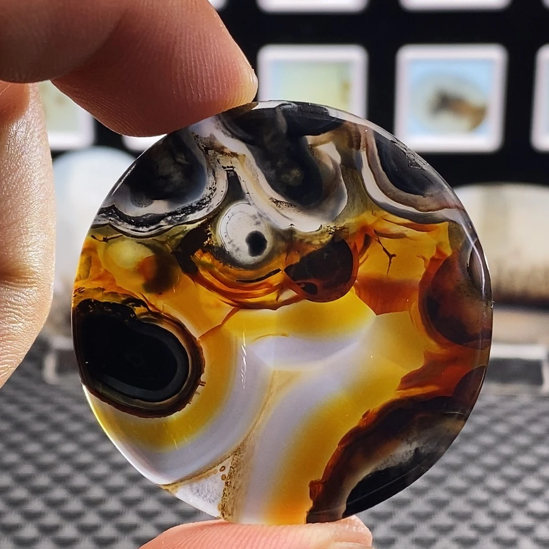 玛瑙/玉髓未镶嵌吊坠(不含链)50