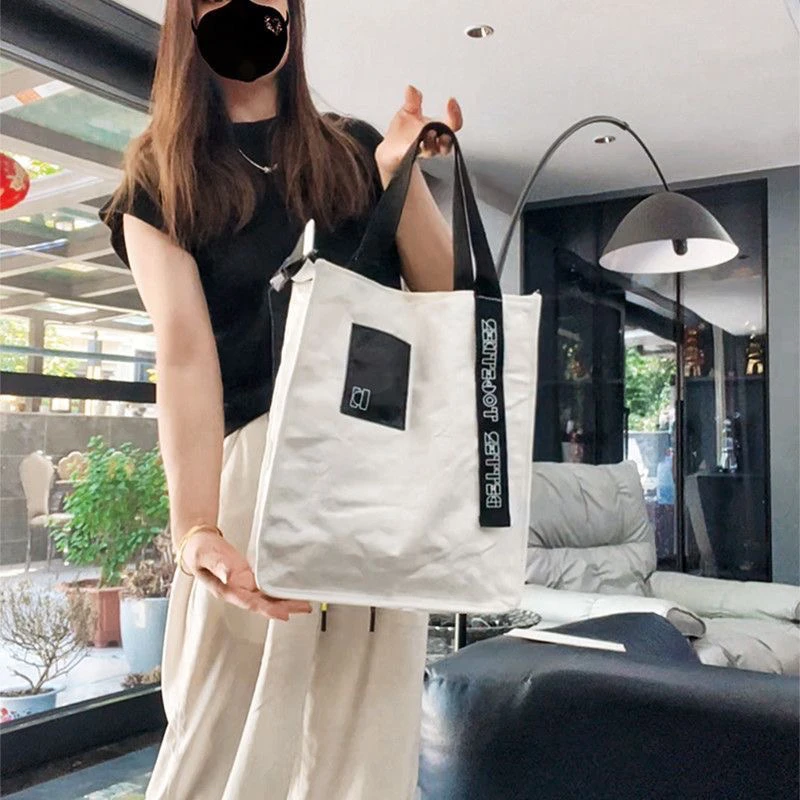 九妹专属-单肩斜挎包防水手提环保购物袋大容量休闲时尚通勤包