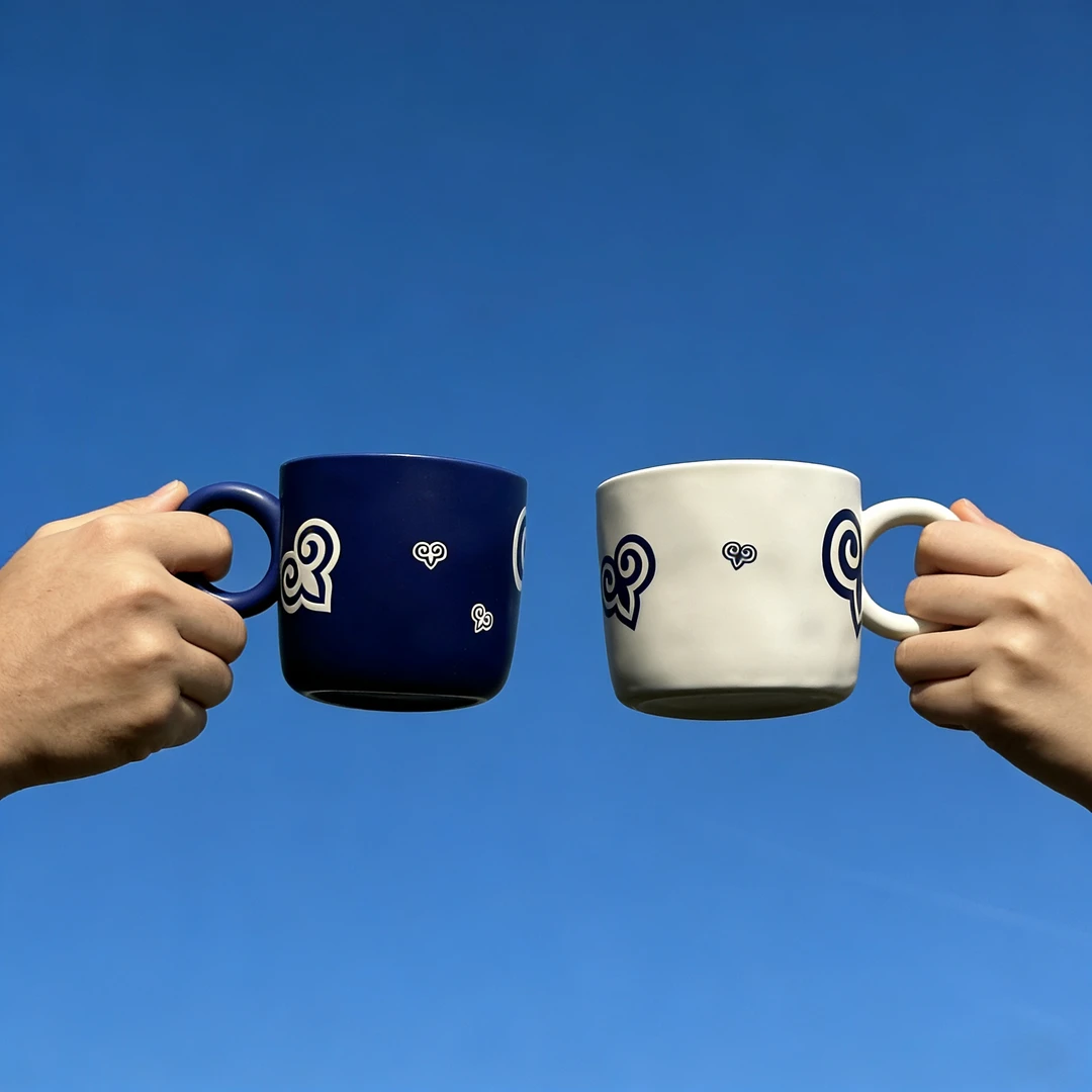 哈萨克风格情侣马克杯套装带礼盒包装精品民族风陶瓷情侣水杯