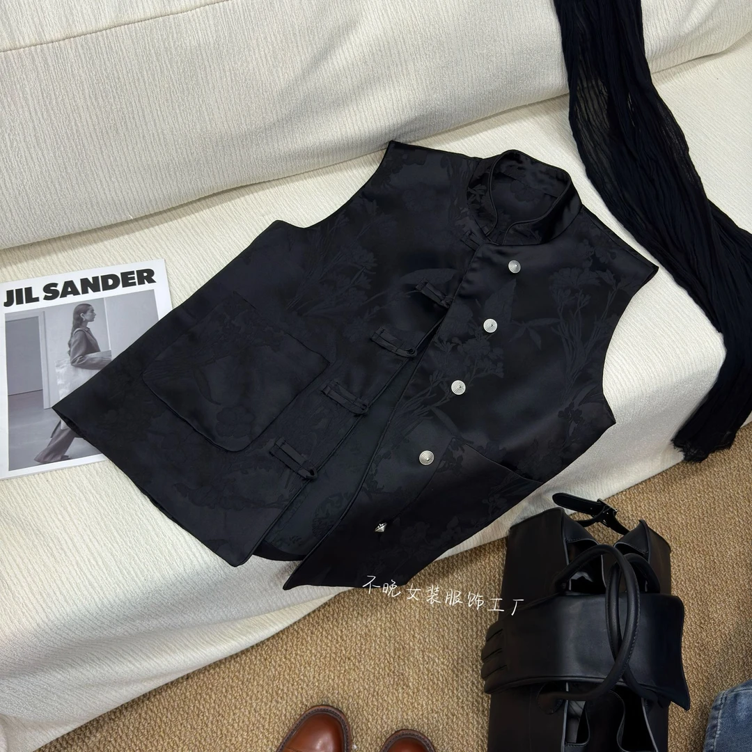 原创设计师款【中性调】简约定制款四季马甲高克重小众百搭休闲
