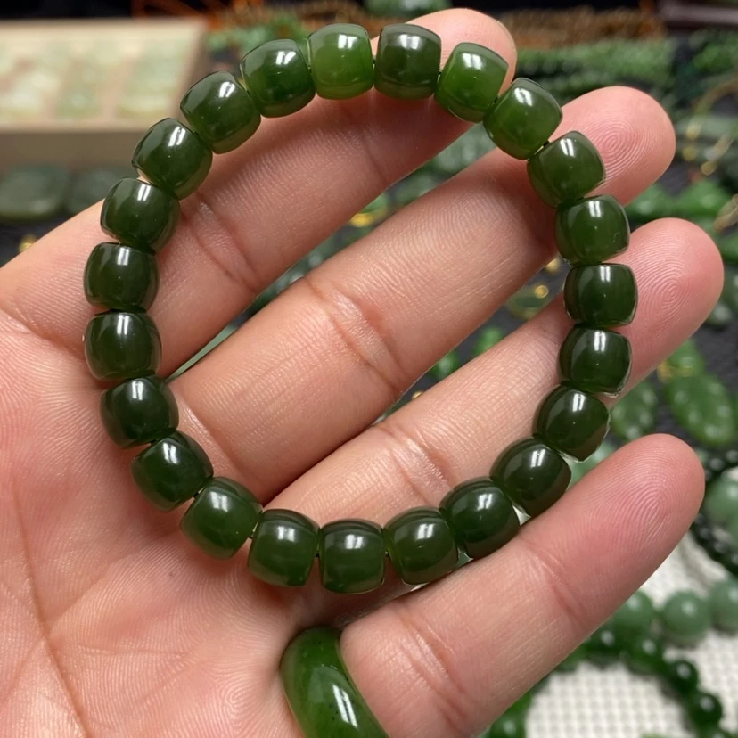 【闪购商品】和田玉（碧玉）手链未镶嵌李*衡