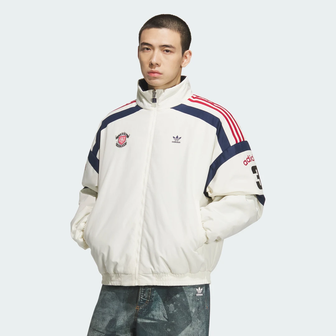 adidas/阿迪达斯三叶草中性商场同款保暖双面穿运动棉服KC0094