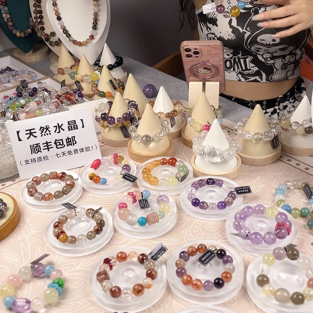 银S925镀金镶嵌手链水晶