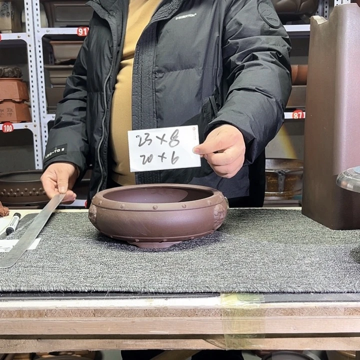 紫砂花盆紫砂等传统