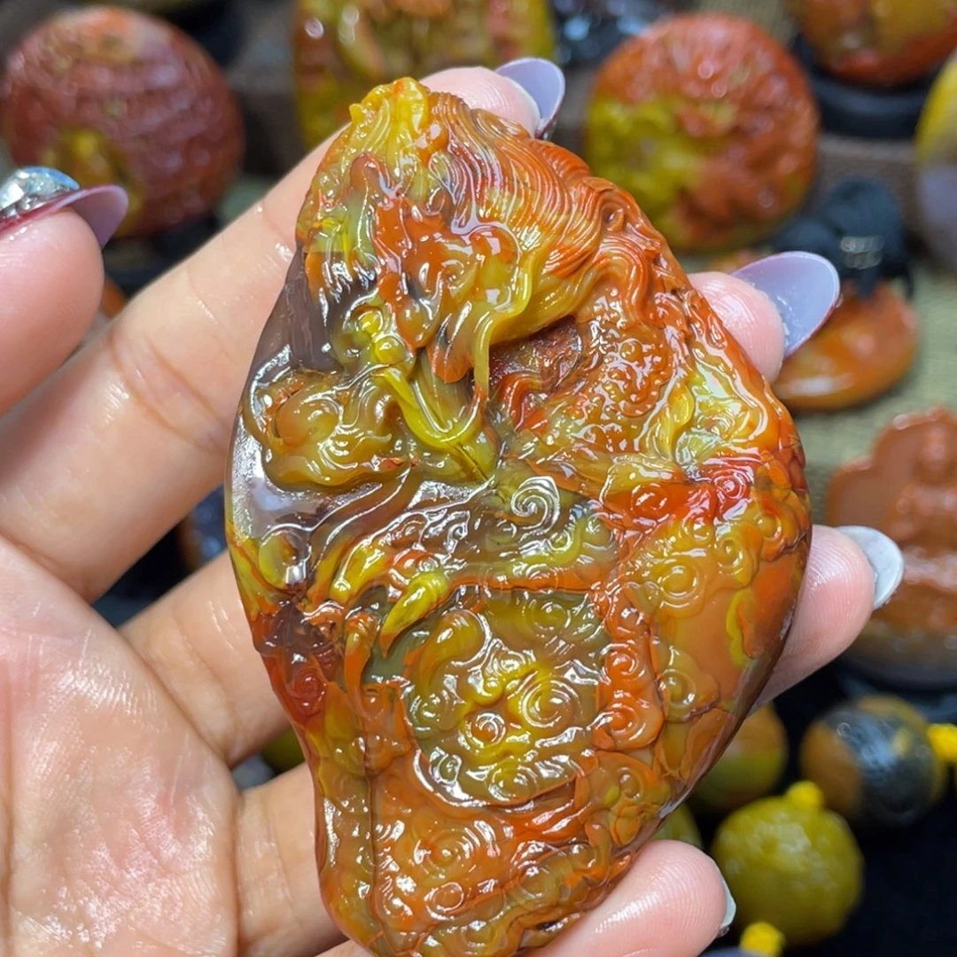 玛瑙/玉髓未镶嵌珠宝奇石北票大龙牌