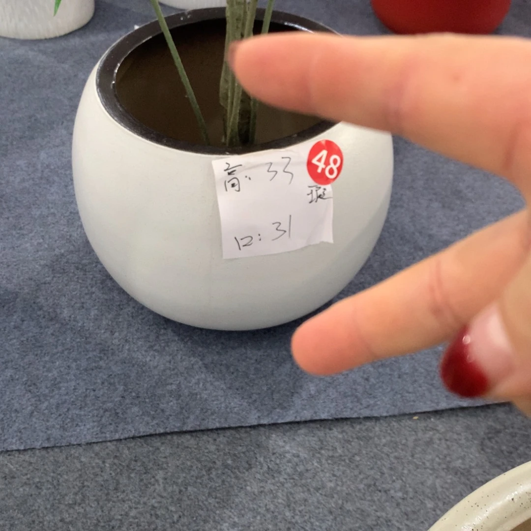 高温陶瓷花盆微瑕