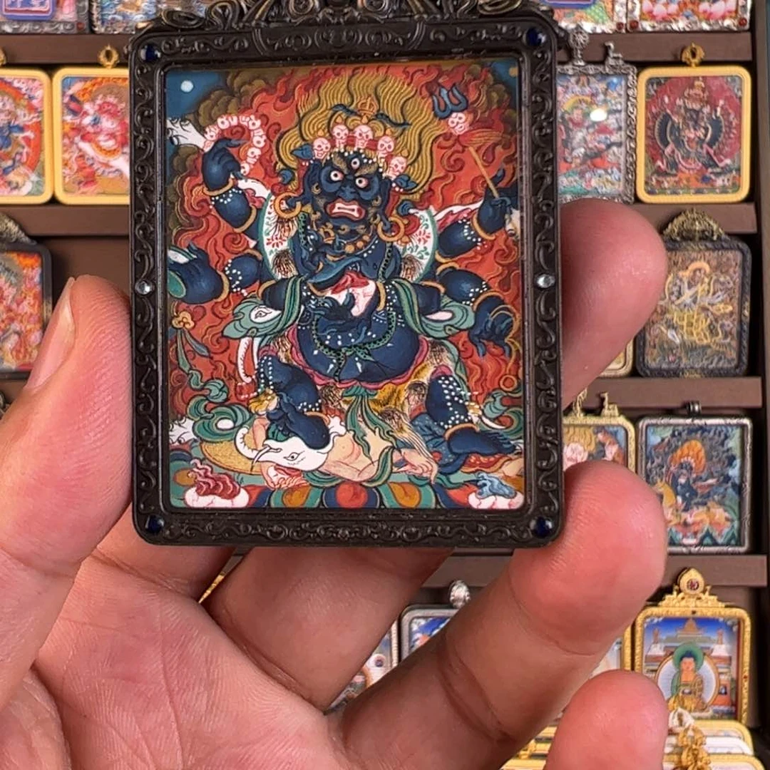 吊坠随*大黑天唐卡艺术