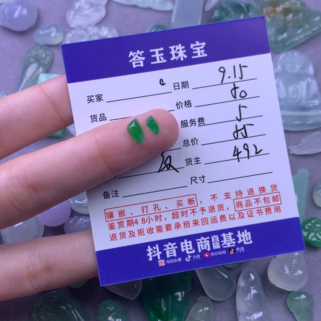 颈饰未镶嵌翡翠o