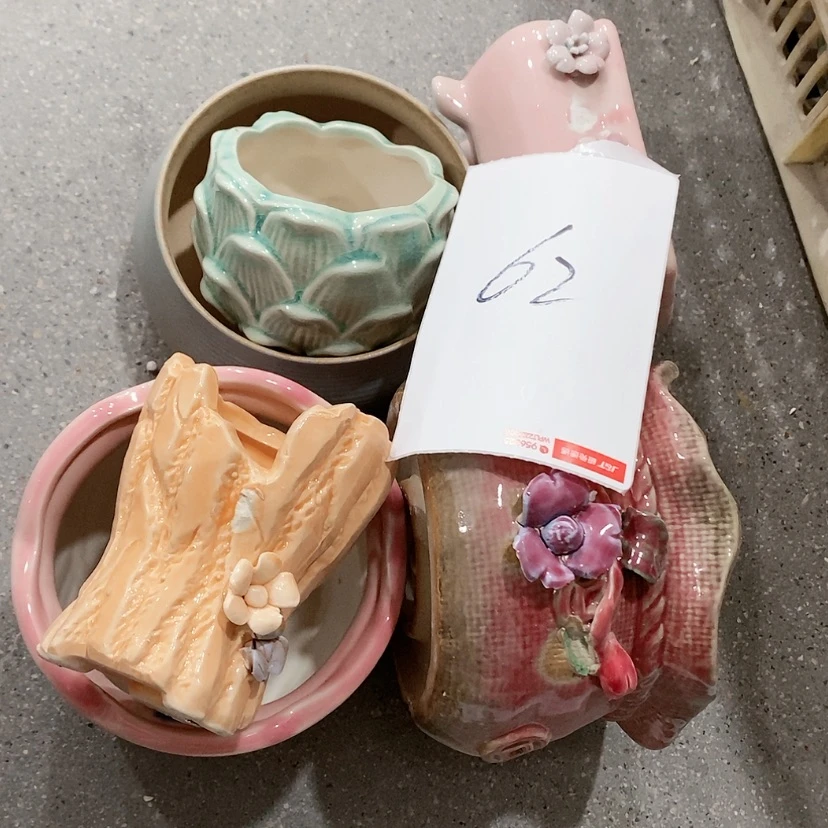 【闪购商品】红陶陶瓷花盆，多肉花盆