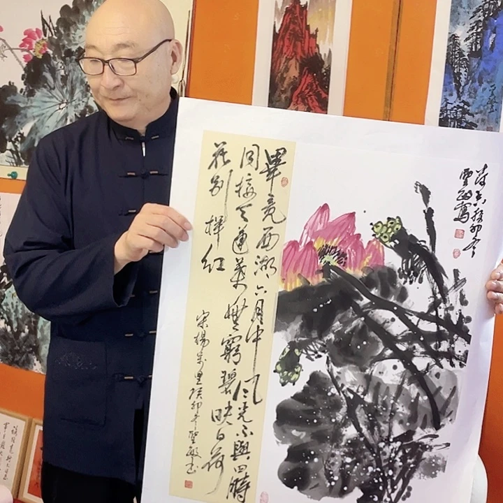 国画张圣敏先生纯手绘作品