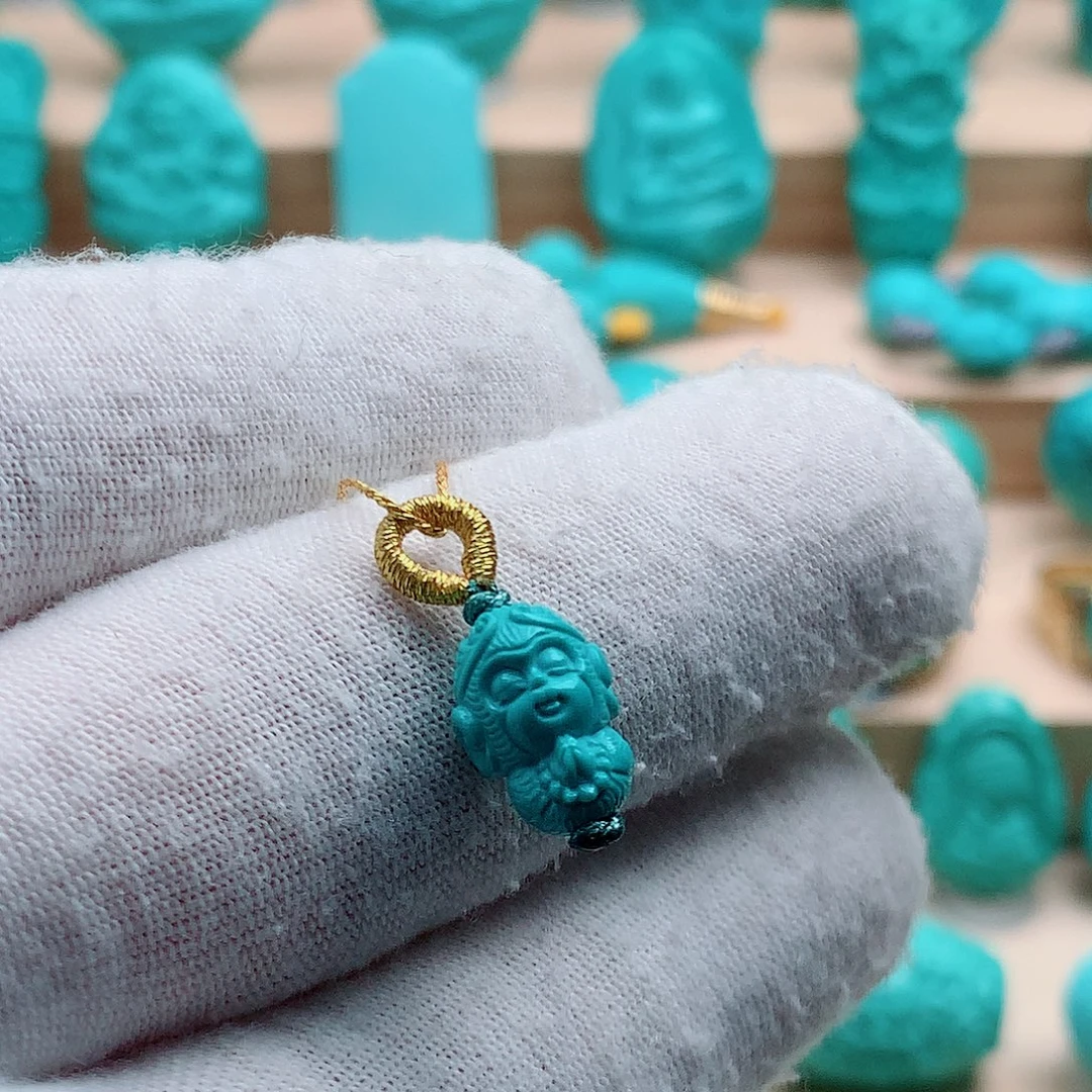 绿松石未镶嵌配饰