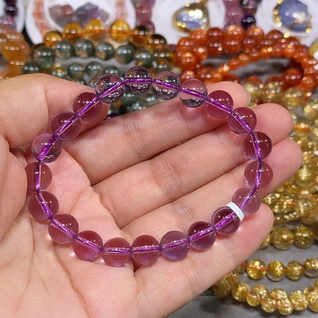 未镶嵌手链水晶紫水晶9