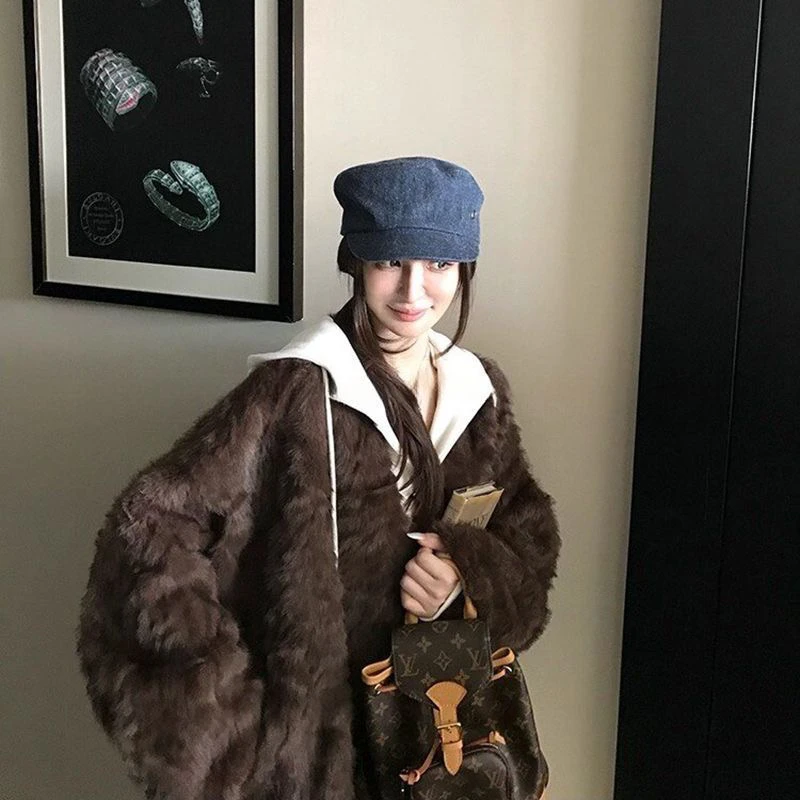 韩版宽松小香风环保外套女秋冬季加厚保暖短款显瘦上衣