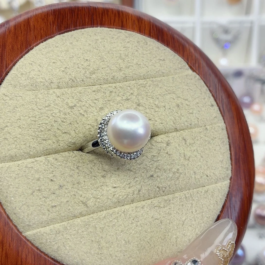淡水珍珠合金戒指F