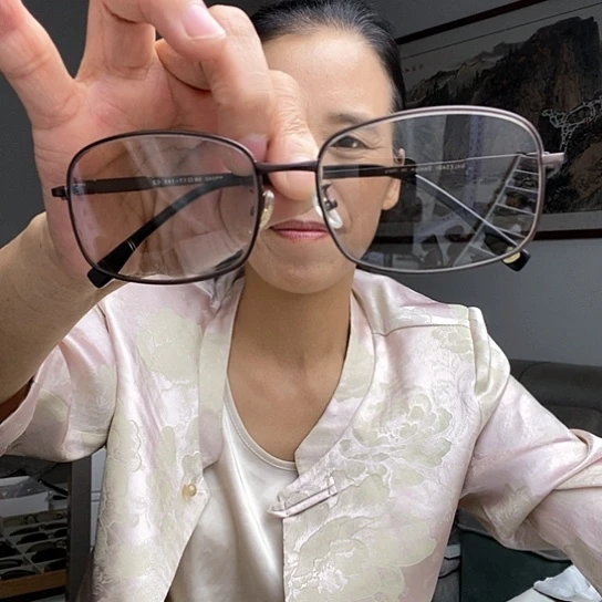 全框款天然水晶石头镜