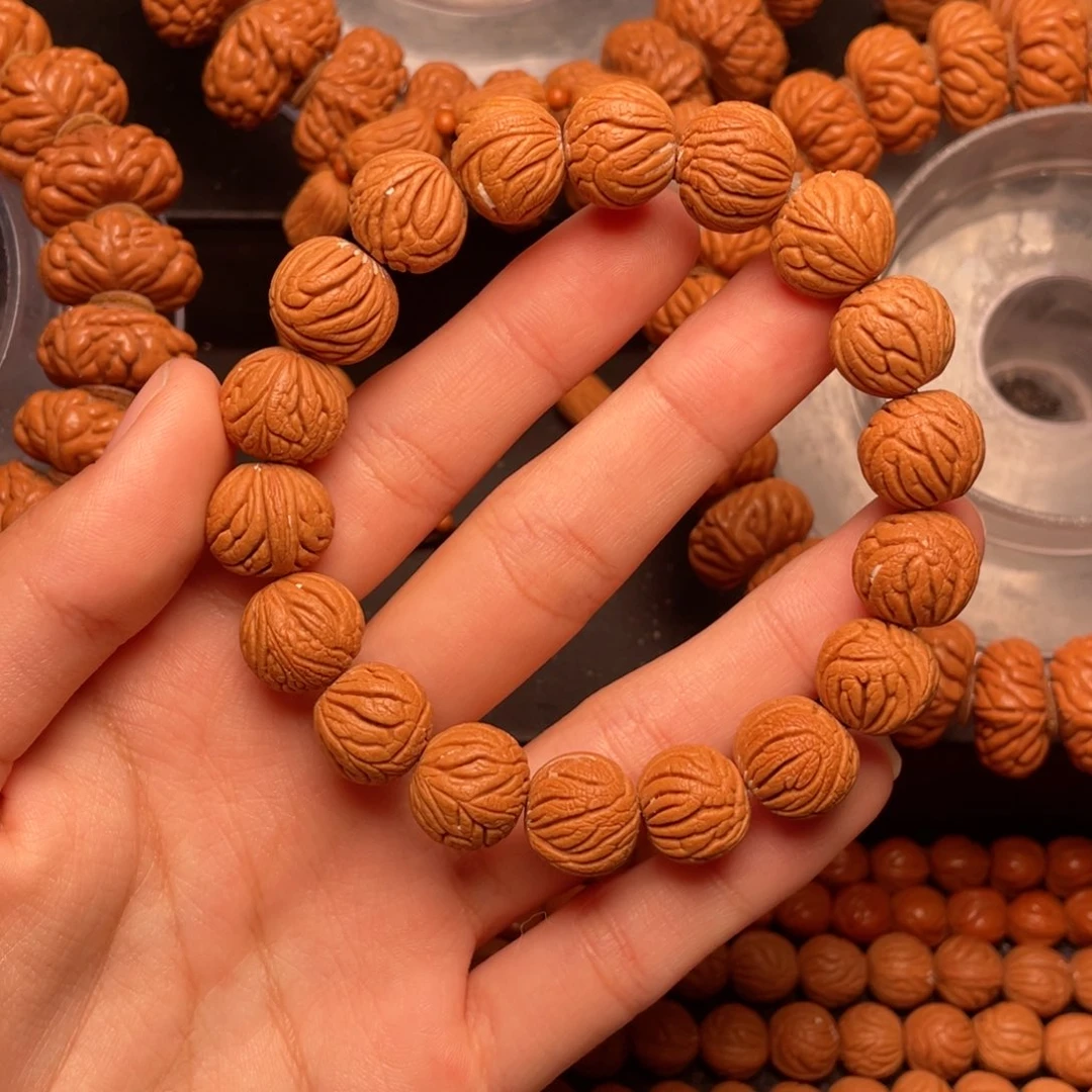 桃核吊坠秦岭核桃地球仪