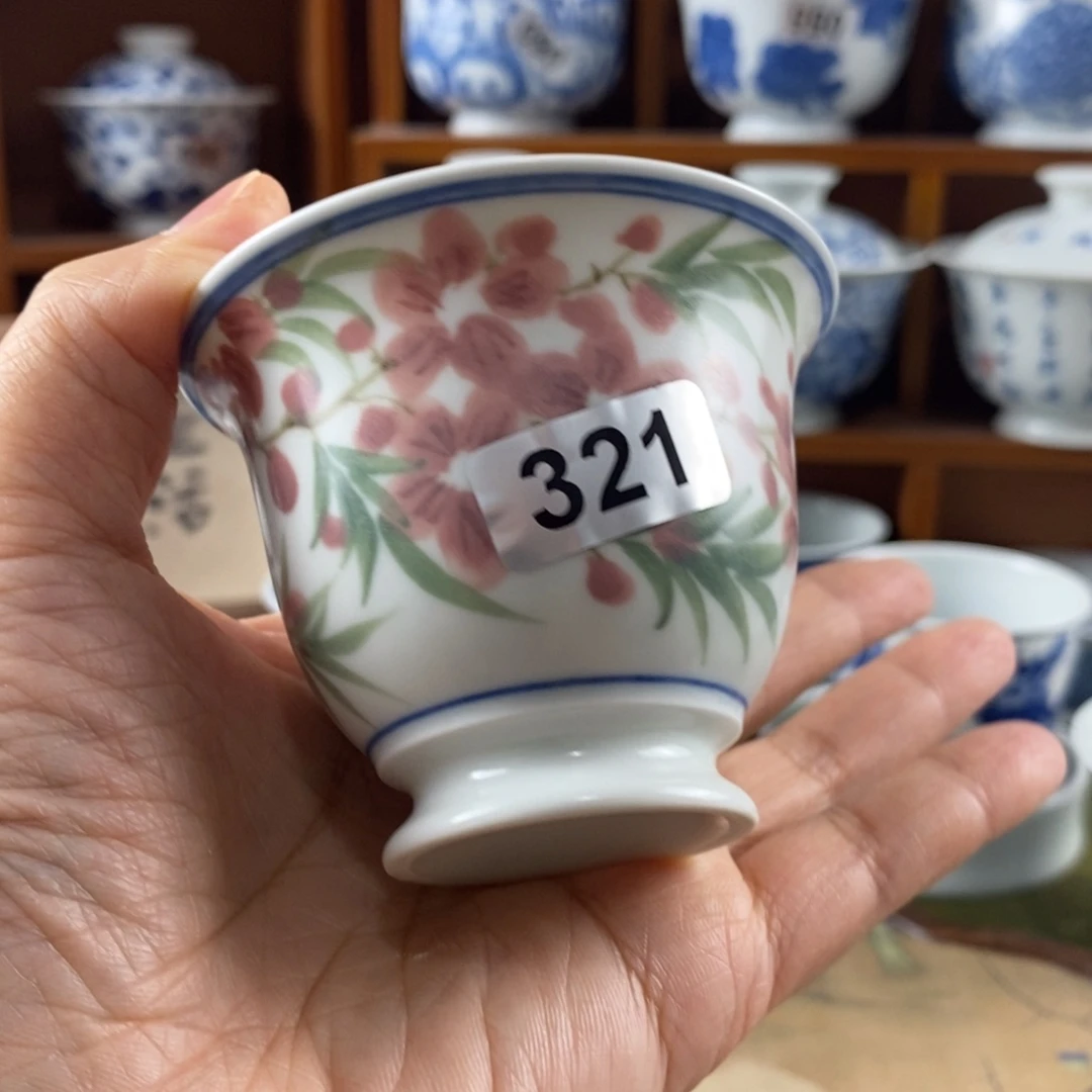 瓷片景德镇陶瓷手绘茶器321