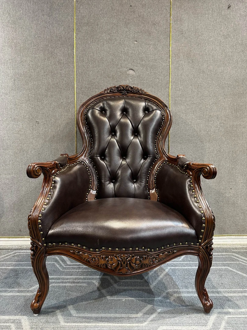 xxy801休闲椅790*710*1150坐高400  美式真皮11