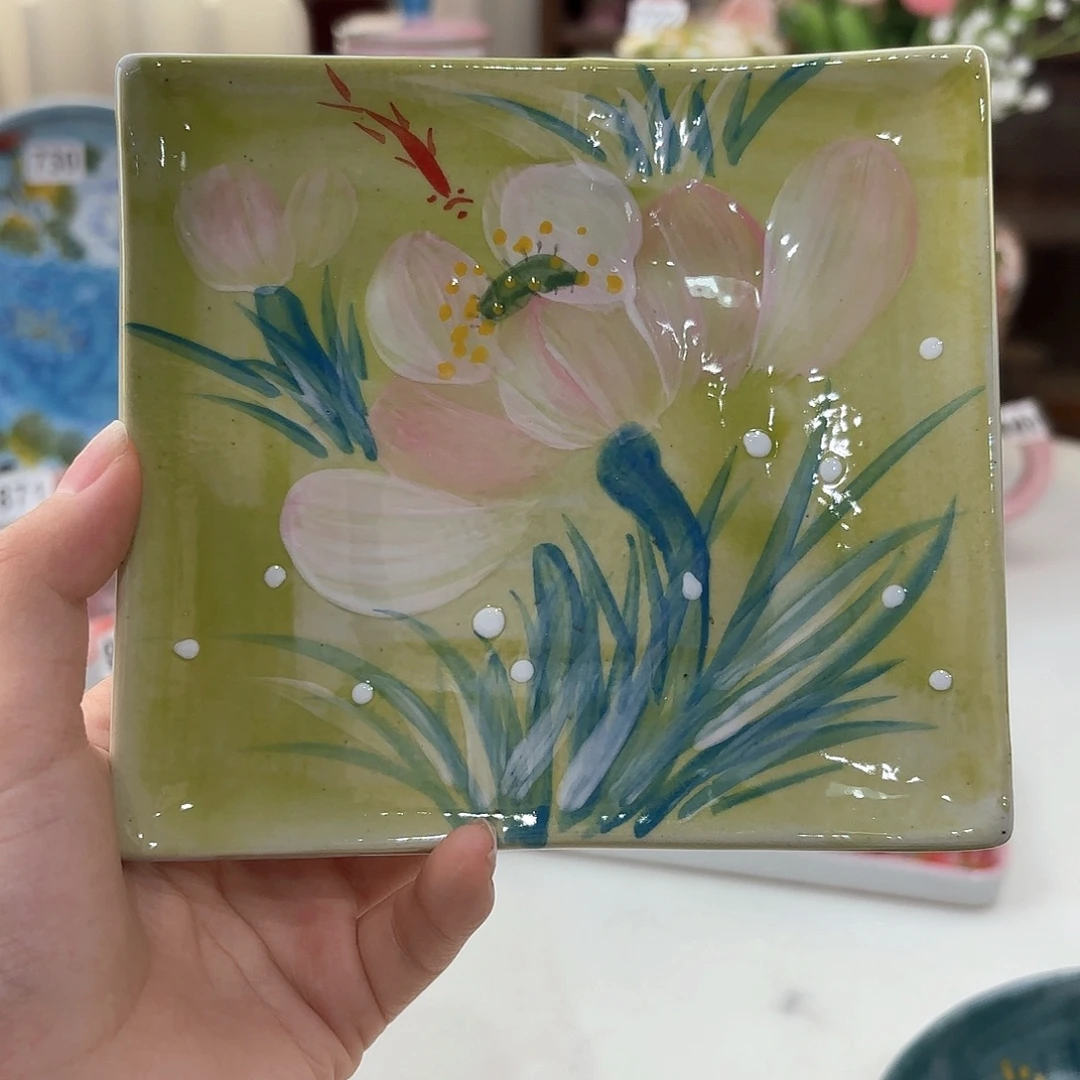 景德镇手绘高温釉下彩陶瓷茶具