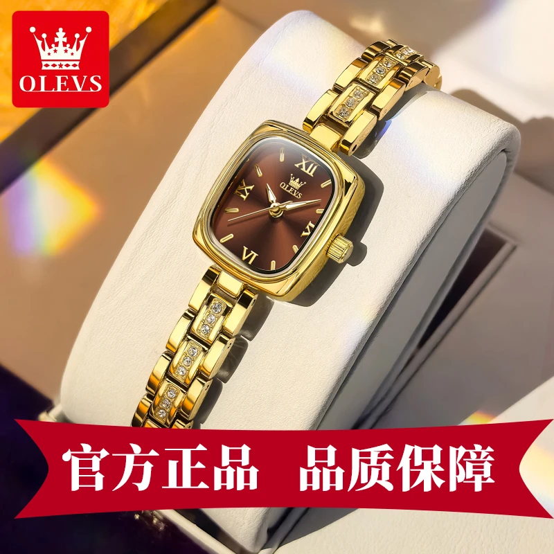 复古小金表欧利时官方正牌手表新款2025年爆款高颜值时尚通勤气质