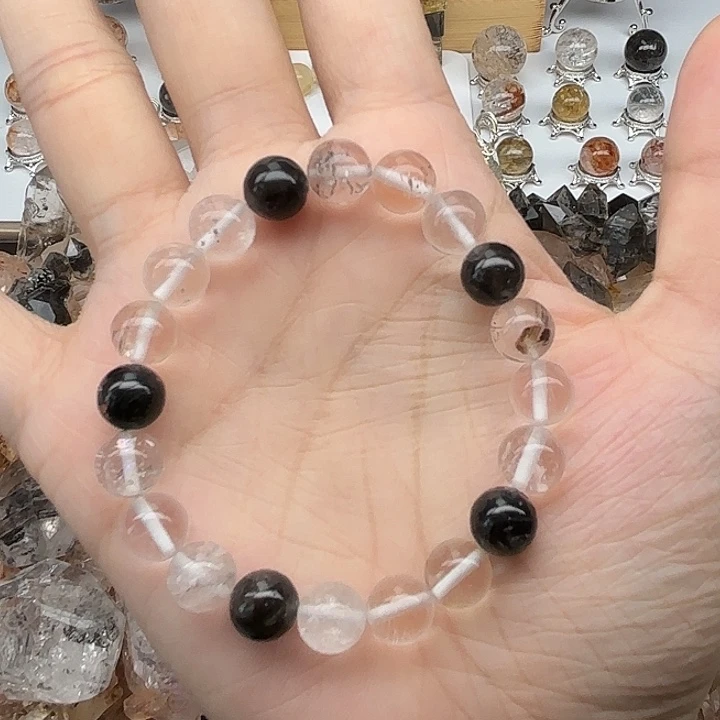 水晶未镶嵌手串闪灵钻手串