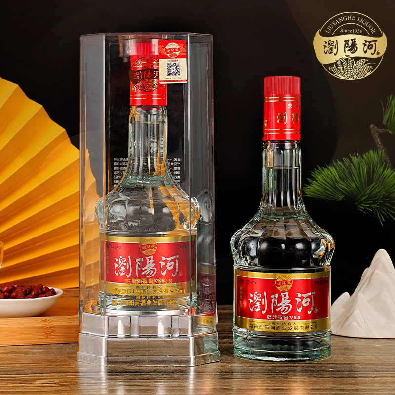 浏阳河酒【一瓶】乾隆玉玺V88浓香型白酒52度500毫升*1瓶