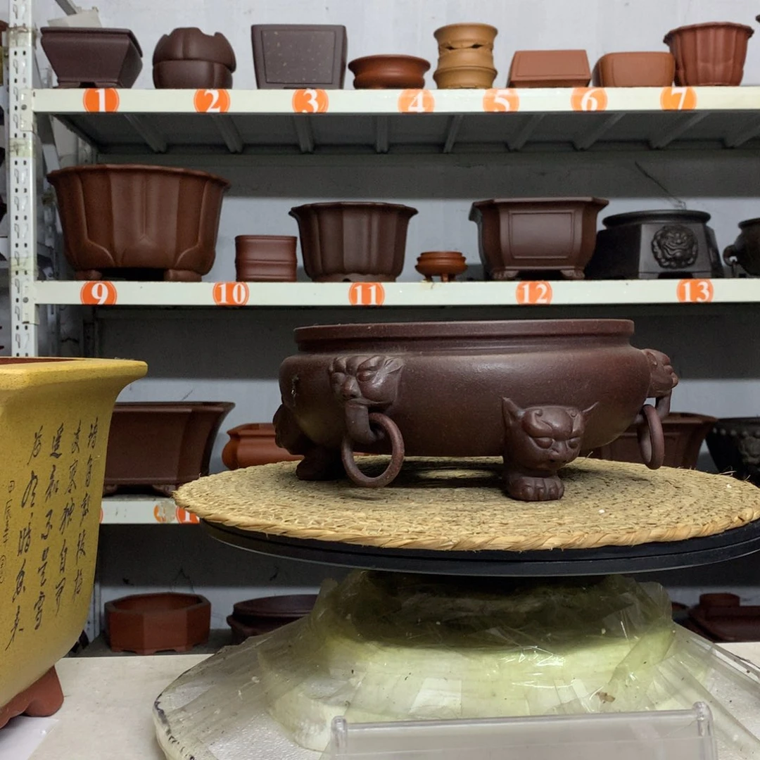 宜兴紫砂花盆包邮