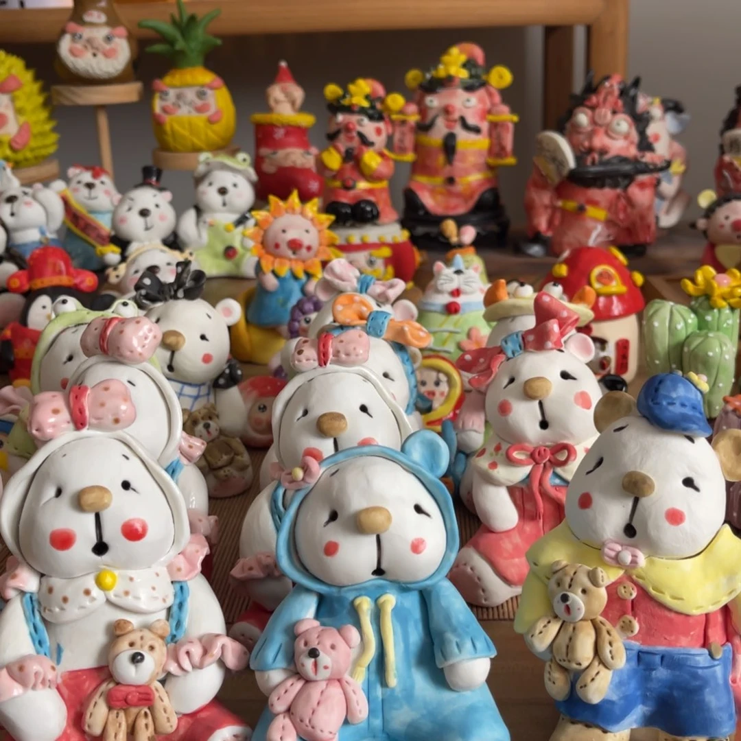 【闪购商品】摆件达*兹景德镇陶瓷手作