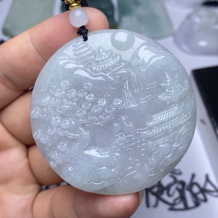 颈饰未镶嵌翡翠翡翠