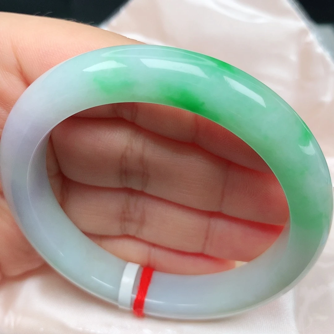 未镶嵌手镯翡翠10阳绿