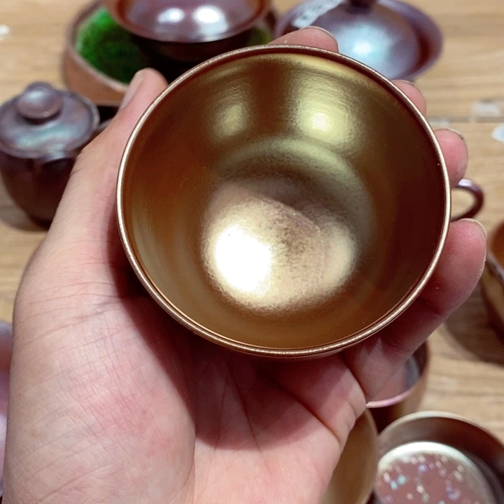 柴烧茶具陶瓷杯子